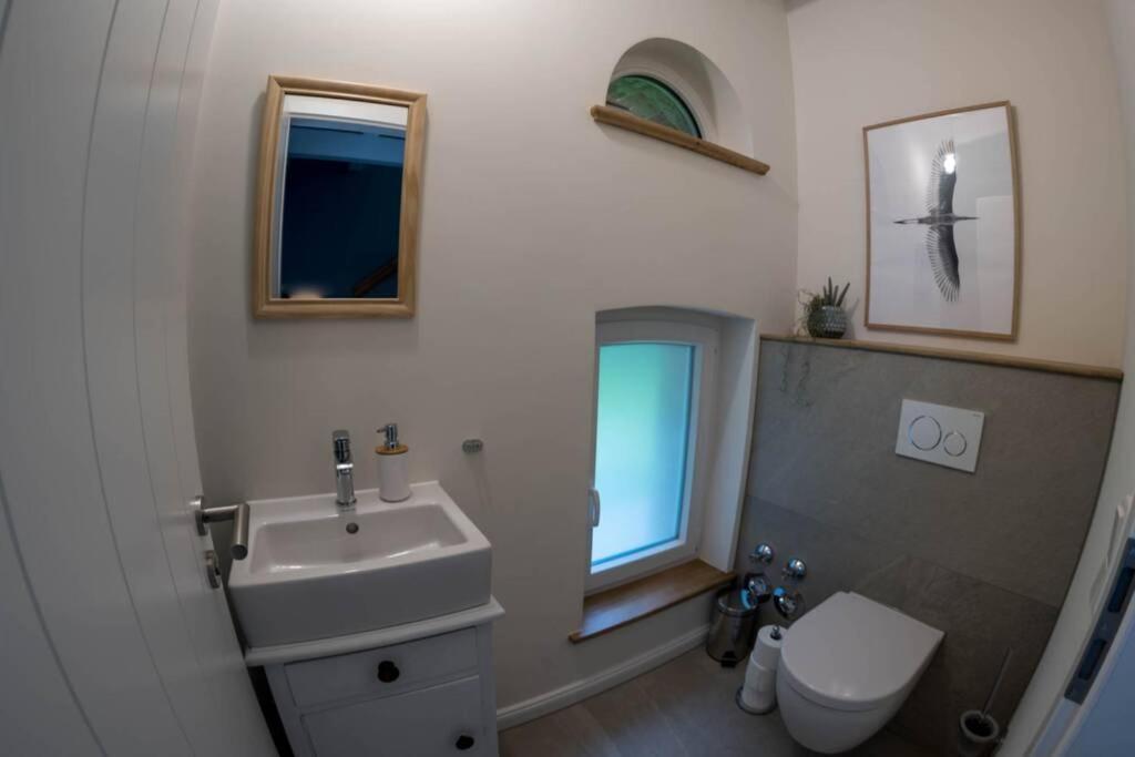 Zum Heuerling Ferienwohung Im Alten Stall Mit Sauna Versmold エクステリア 写真